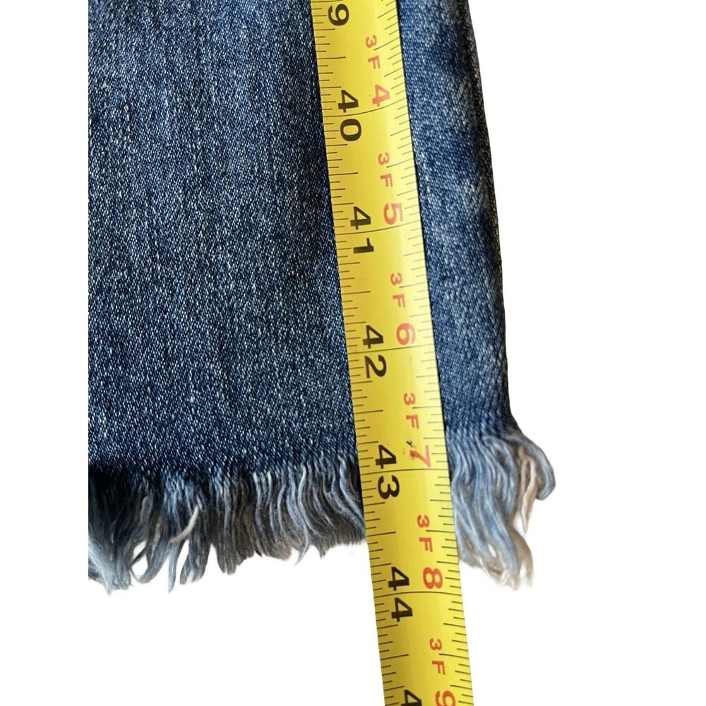 KanCan Boutique Flare Jeans Women’s Size 24 Light Wash Raw Hem Stretch Denim - Picture 6 of 7